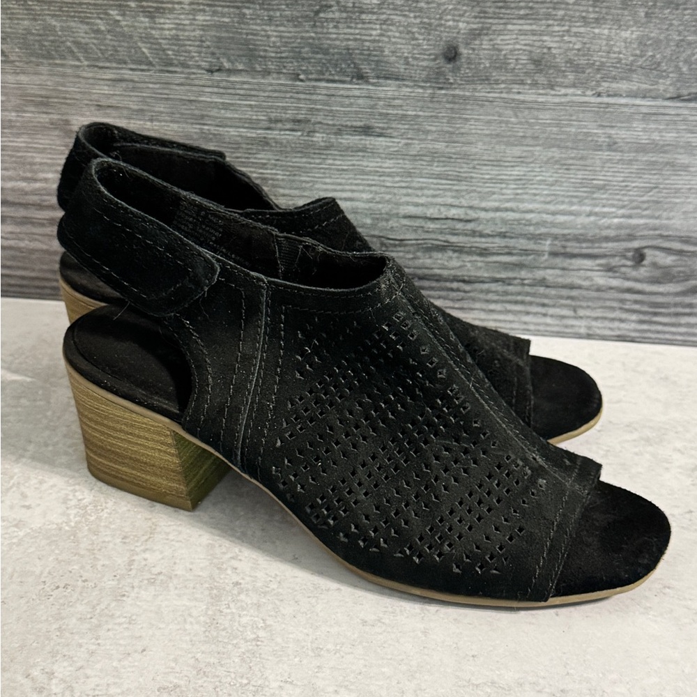 Kohl's Black Women's Mules with Block Heel Sz 8M Like New
